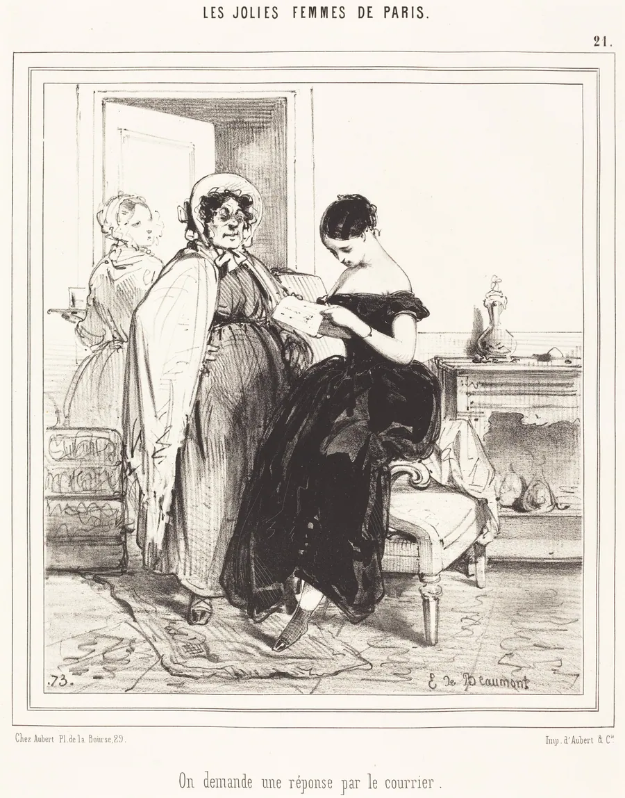 On demande une réponse par le courrier by Aubert