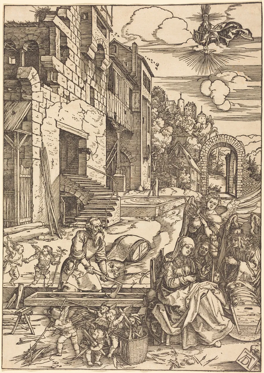 Sojourn of the Holy Family in Egypt by Albrecht Dürer