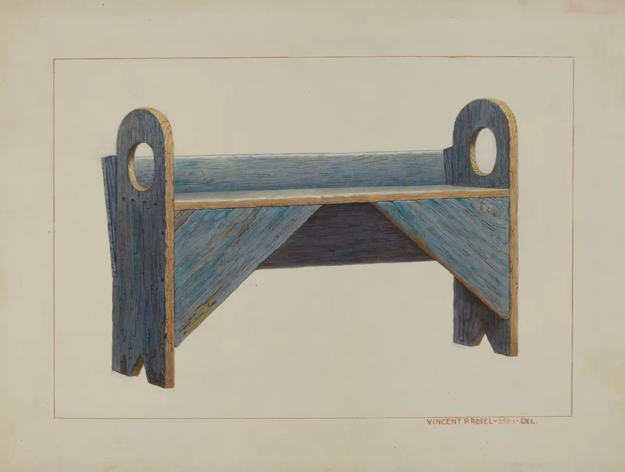 Wagon Bench by Vincent P. Rosel