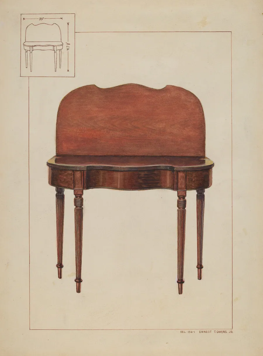 Sheraton Wall Table by Ernest A. Towers, Jr.