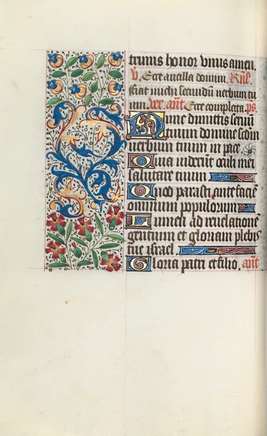 Book of Hours (Use of Rouen): fol. 78v by Master of the Geneva Latini