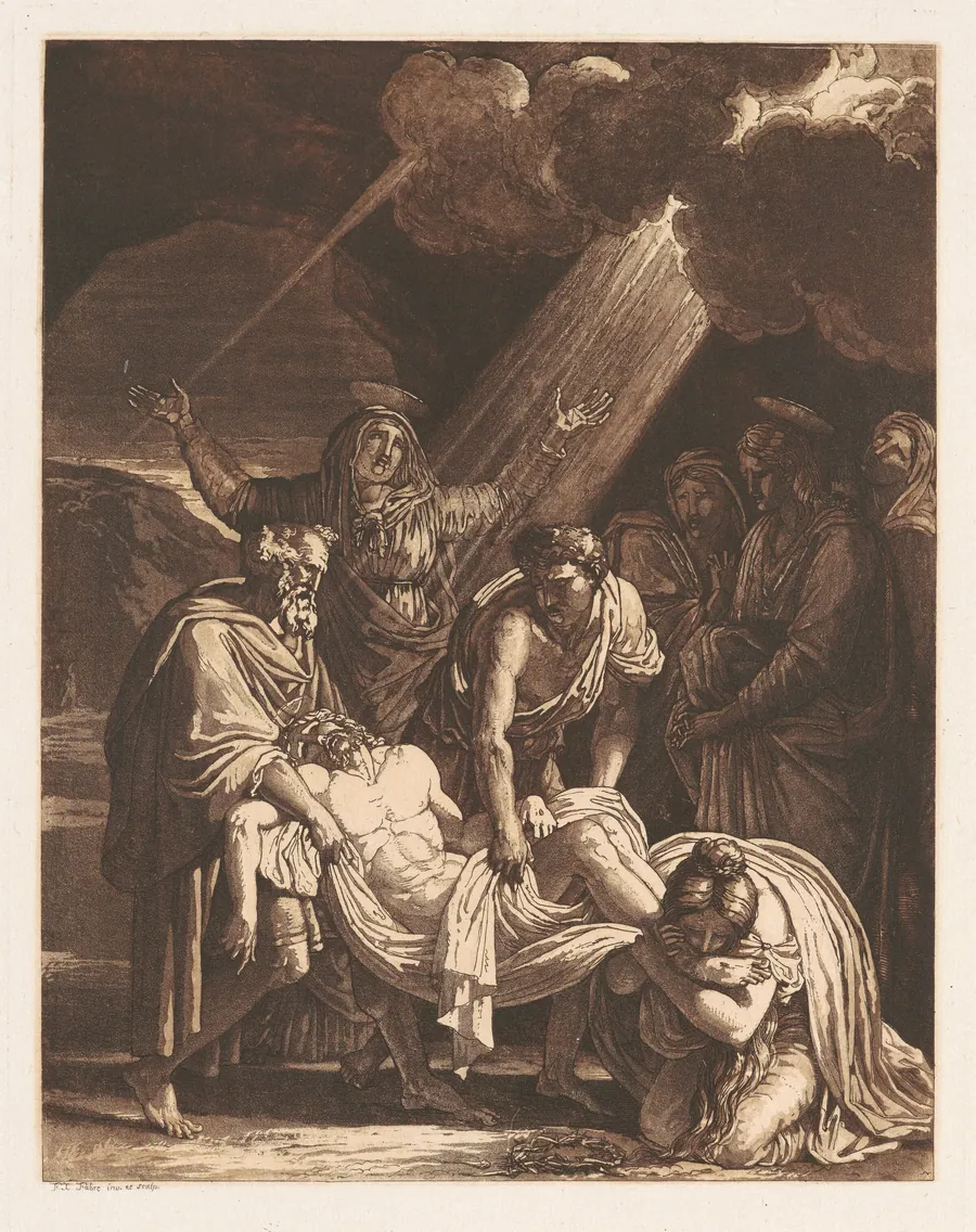 Christ Carried to the Tomb by François-Xavier Fabre