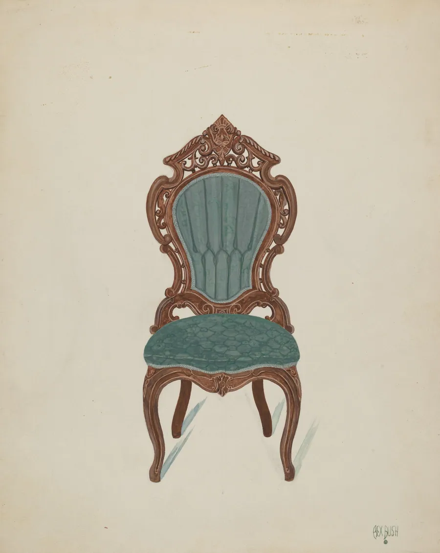 Rosewood Chair by Rex F. Bush