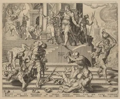 The Destruction of the Temple of Baal and the Slaughter of His Priests