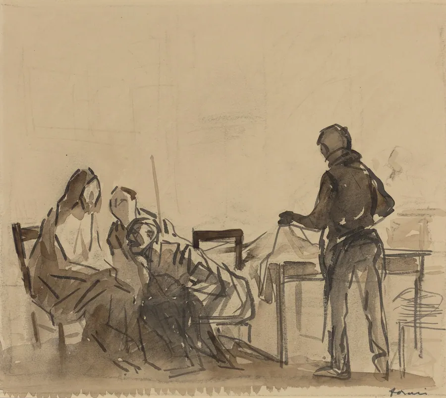 Before the Repast at Emmaus by Jean-Louis Forain