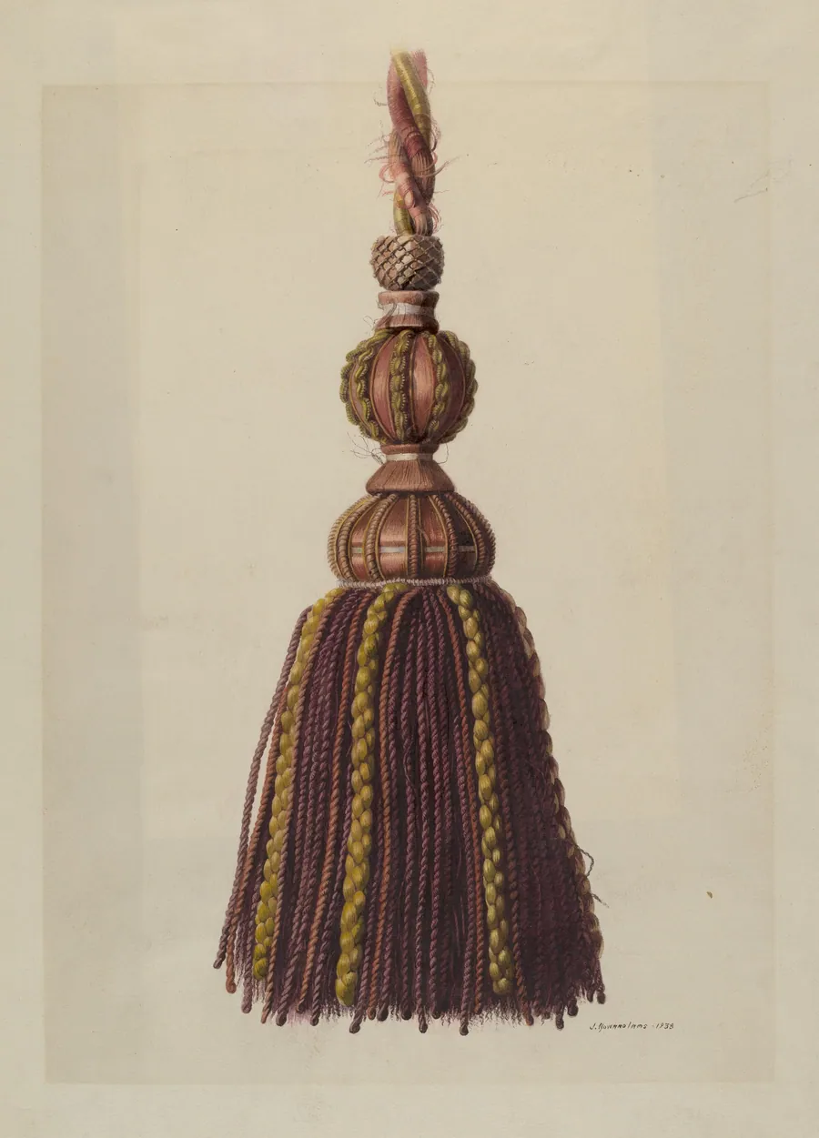 Curtain Tassel by J. Howard Iams