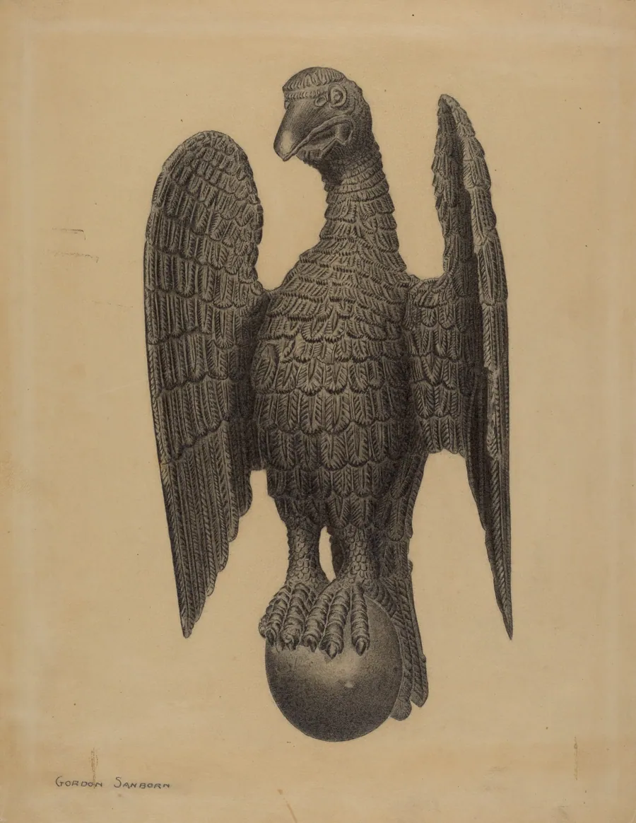 Eagle Figure by Gordon Sanborn