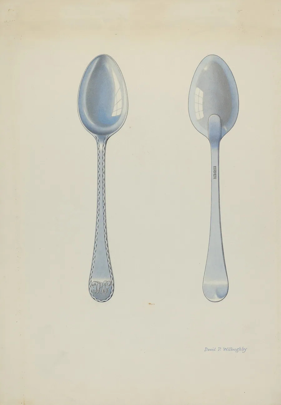 Silver Tablespoon by David P Willoughby