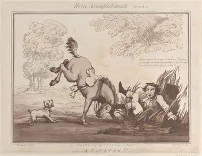 Horse Accomplishments, Sketch 12: A Vaulter !!