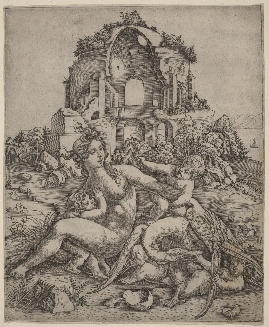 Leda and the Swan by Giovanni Battista Palumba