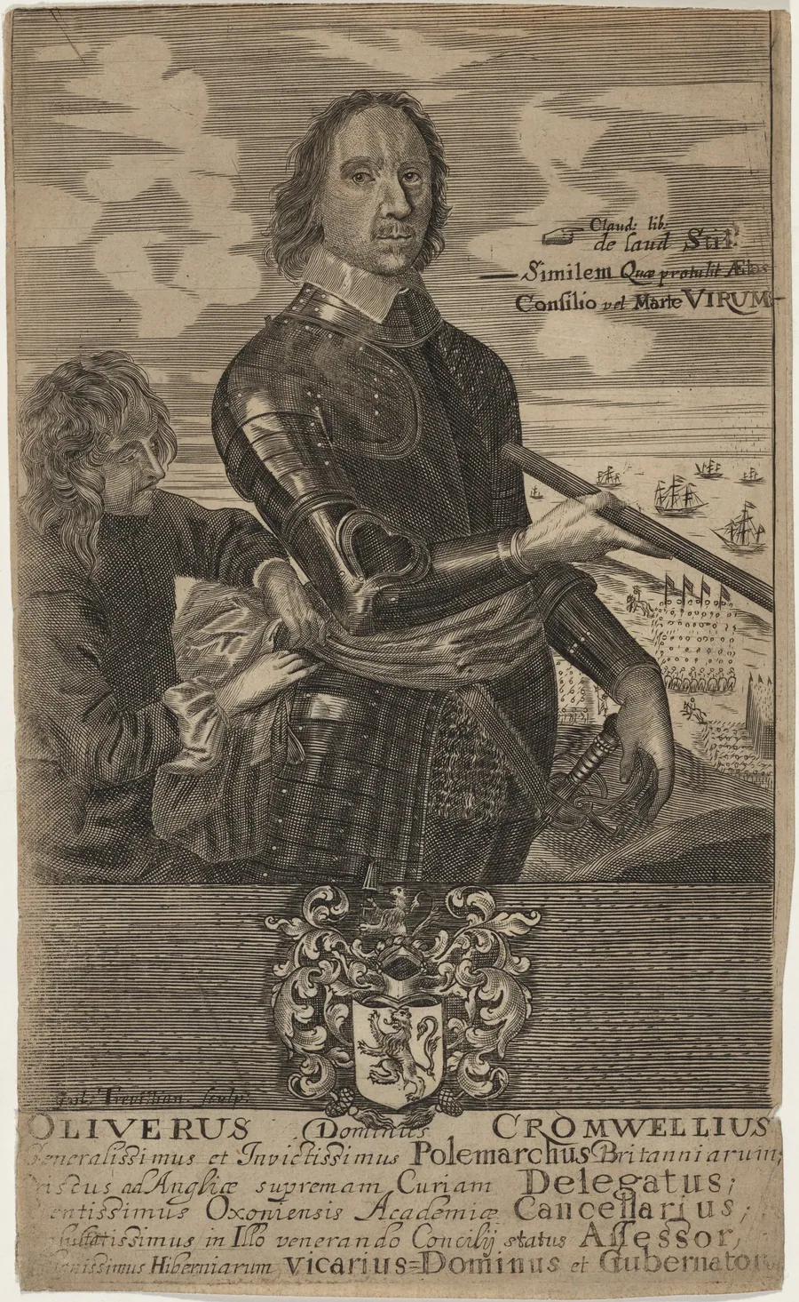 Oliver Cromwell by Guglielmo Trevilian