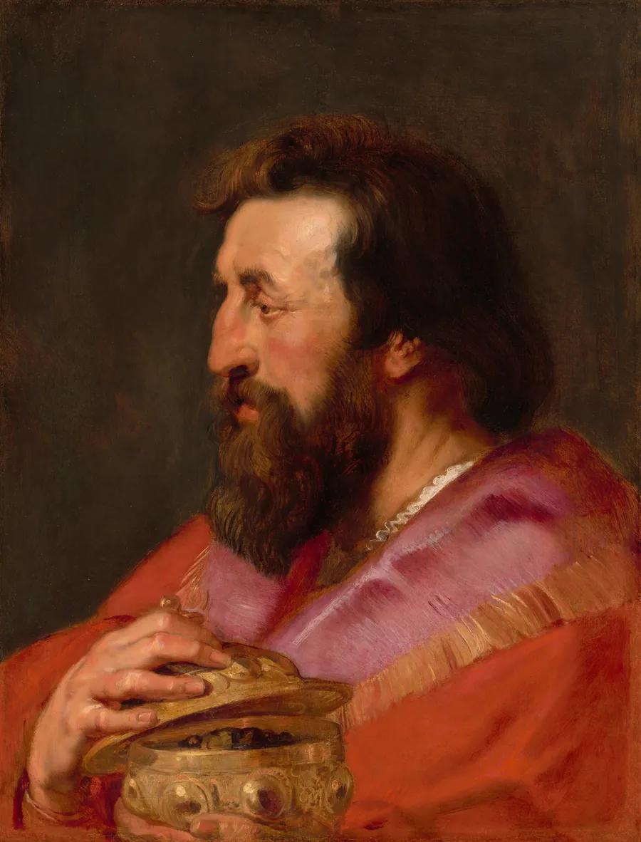Head of One of the Three Kings: Melchior, The Assyrian King by Sir Peter Paul Rubens