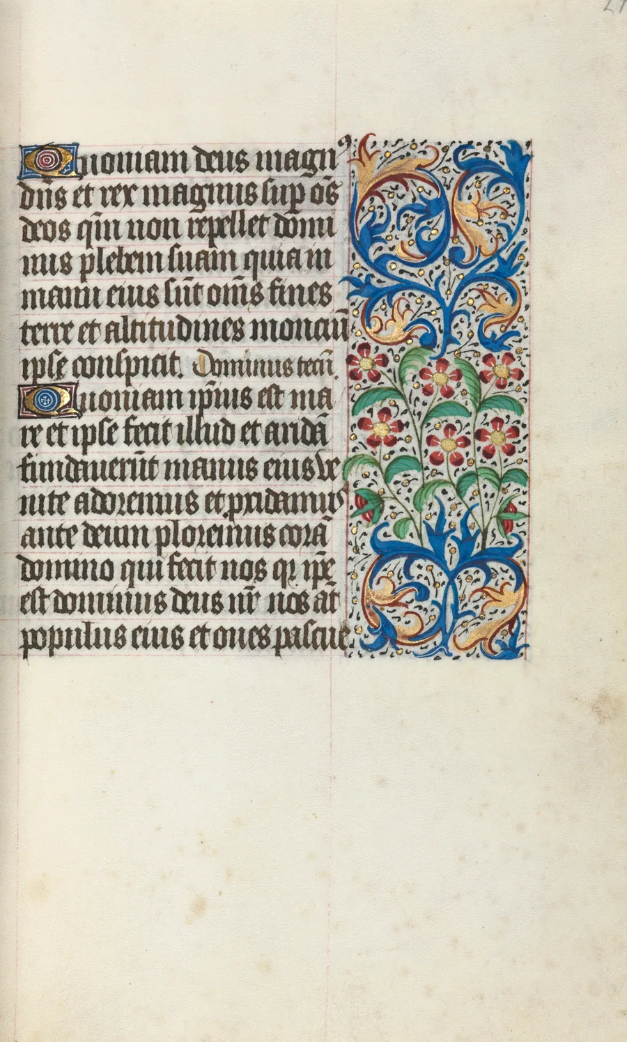 Book of Hours (Use of Rouen): fol. 29r by Master of the Geneva Latini