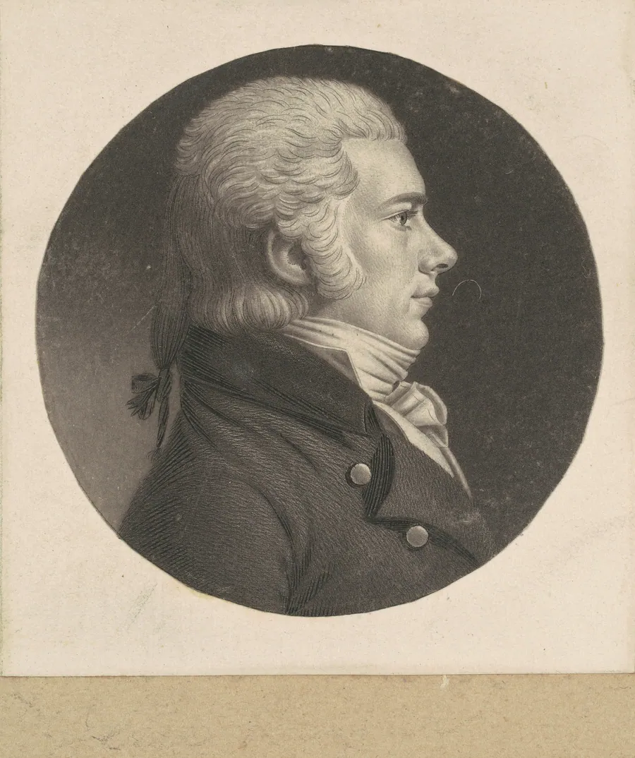 Jesse Barker by Charles B. J. Févret de Saint-Mémin
