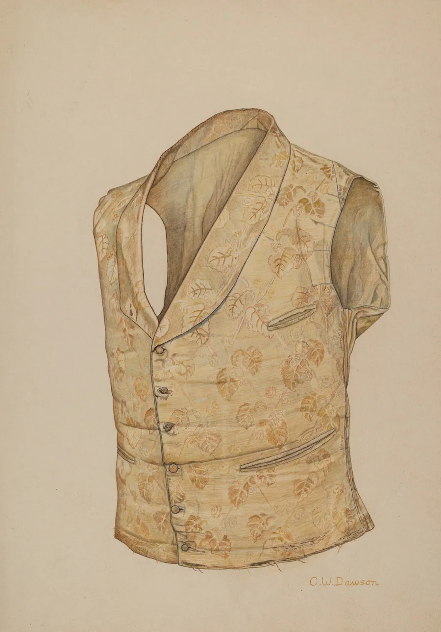 Waistcoat by Clarence W. Dawson