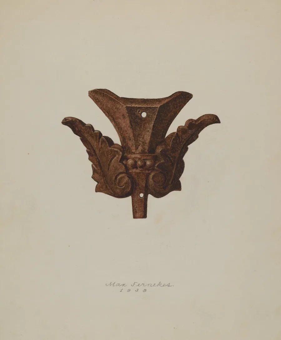 Ornamental Iron Leaf by Max Fernekes