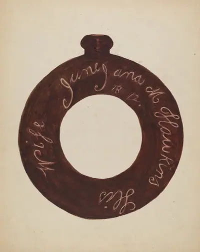 Pottery Bottle