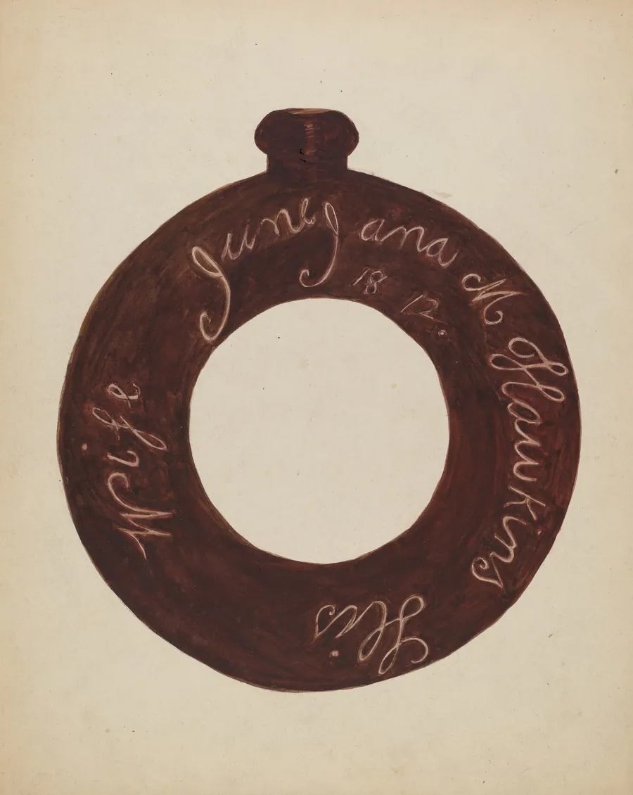 Pottery Bottle by Willoughby Ions