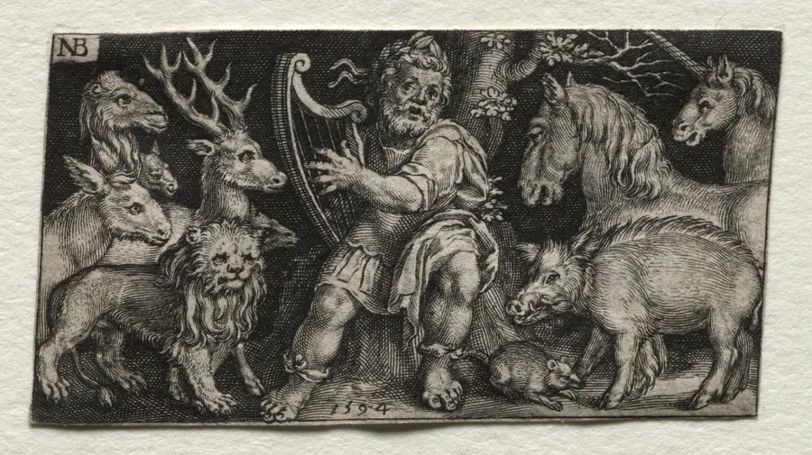 Orpheus Charming the Animals by Nicolaes de Bruyn
