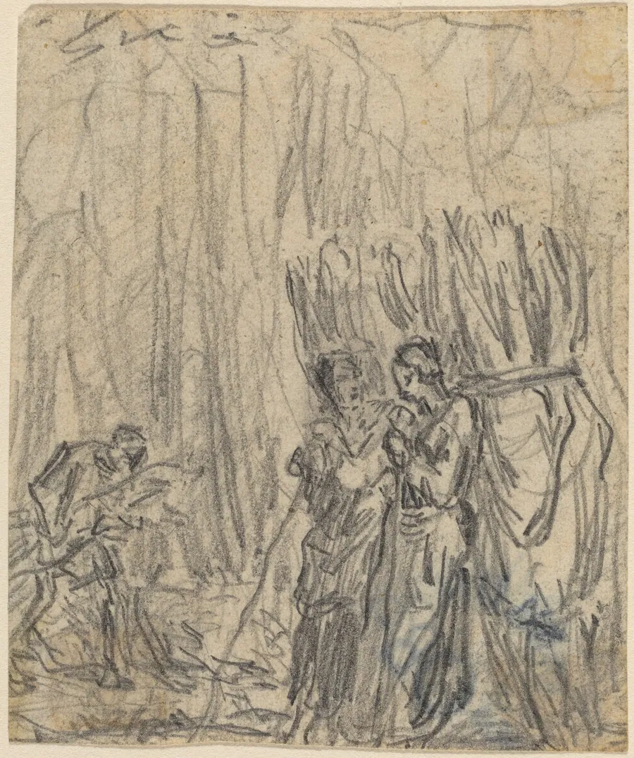 Gleaners by Théodore Rousseau