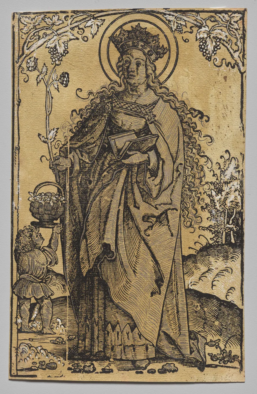 Saint Dorothy by Hans Springinklee