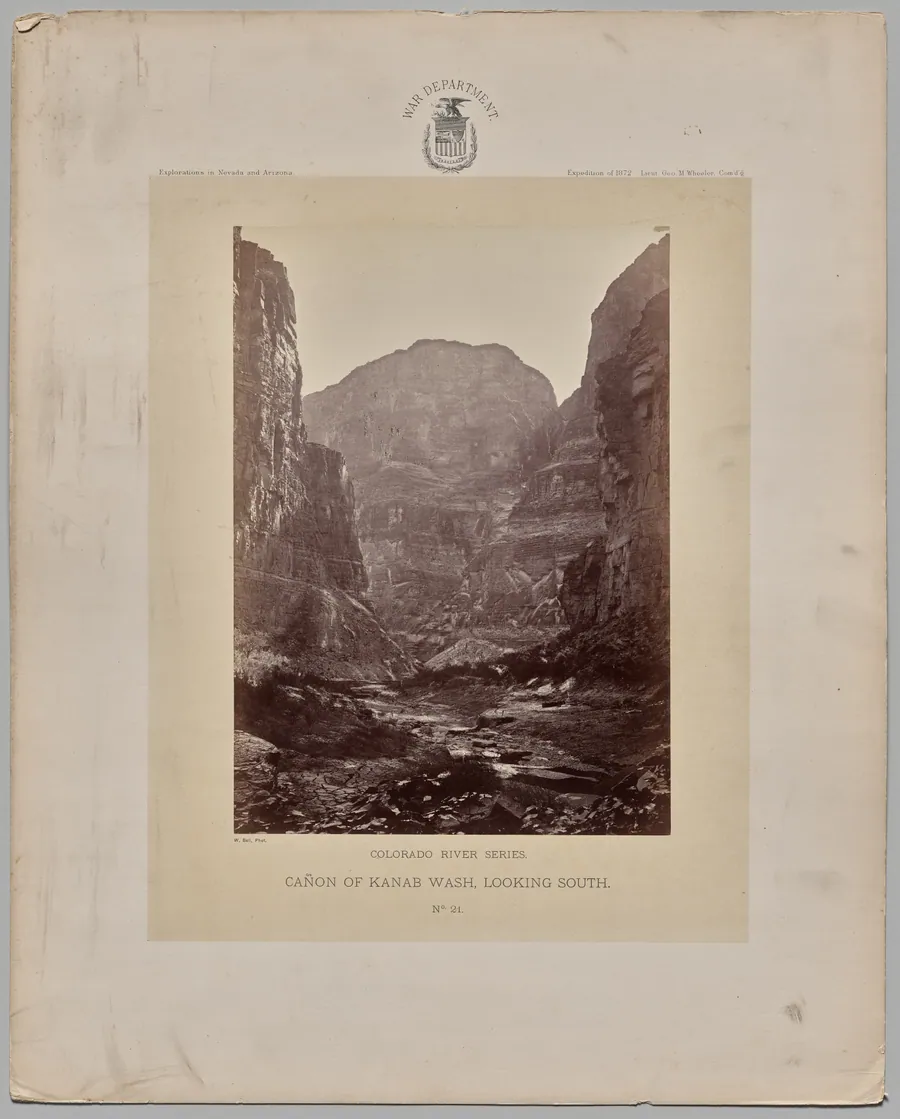 Canon of Kanab Wash, Looking South, Colorado River by William H. Bell