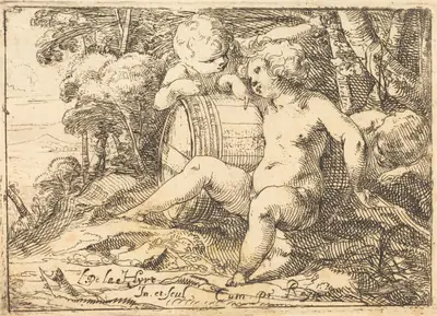 Three Bacchic Children