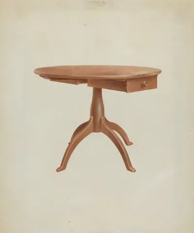 Shaker Round Table