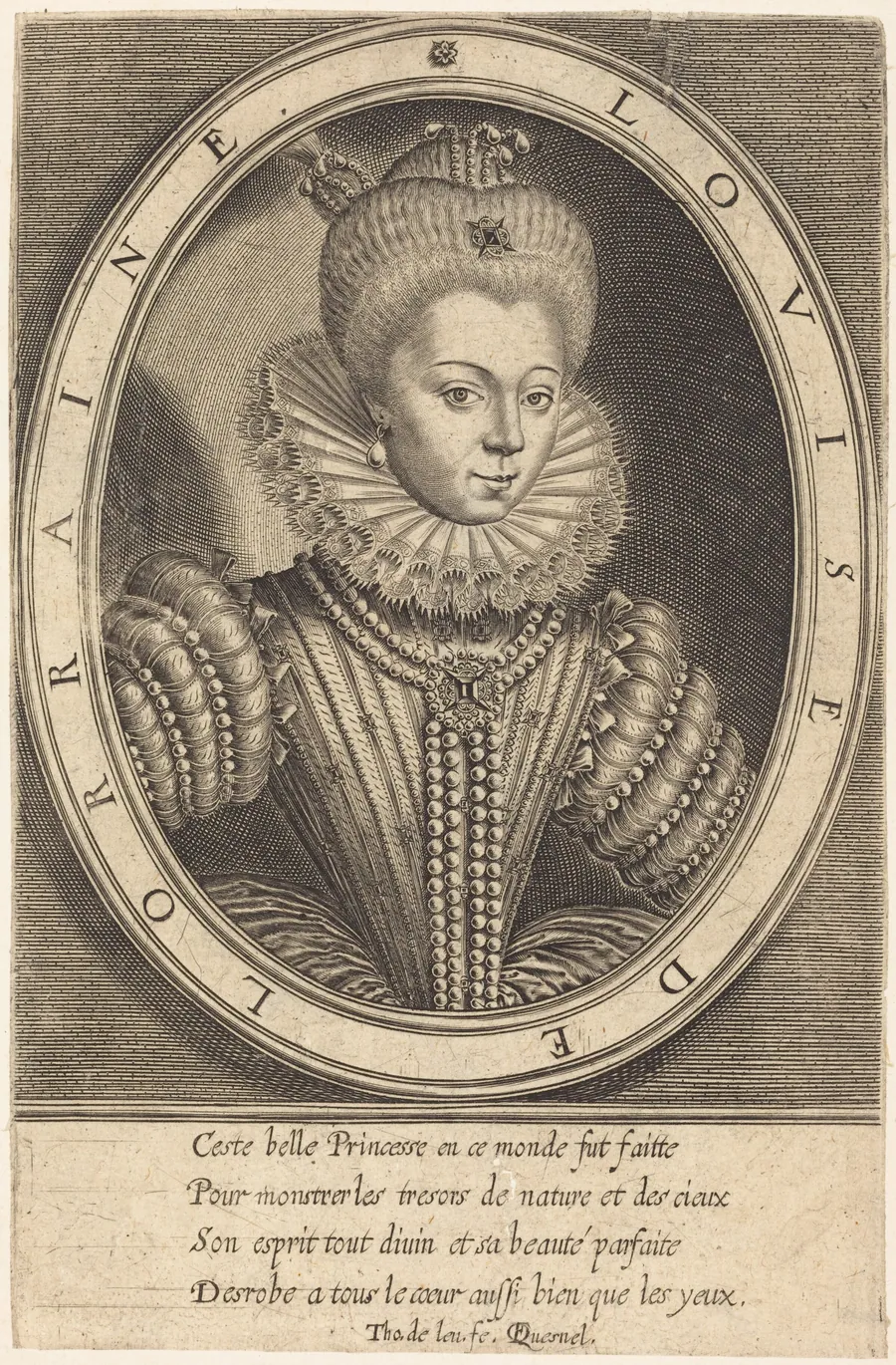 Louise de Lorraine by Thomas de Leu