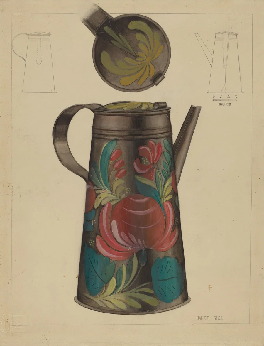 Chocolate Pot by Janet Riza