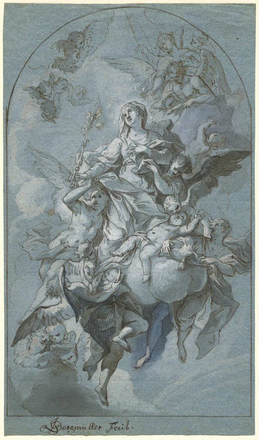 The Immaculate Conception by Johann Georg Bergmüller