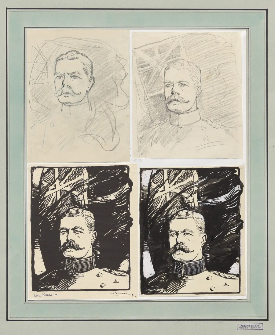 Lord Kitchener by Auguste Louis Lepère