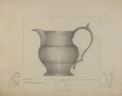 Pewter Pitcher