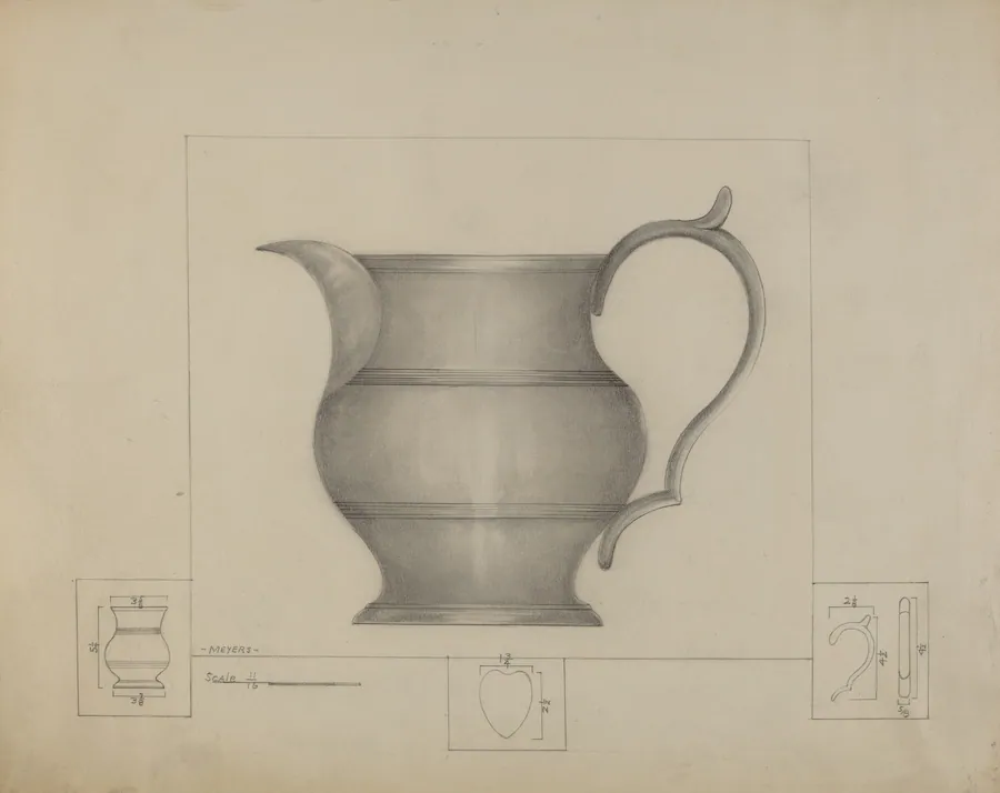 Pewter Pitcher by Henry Meyers