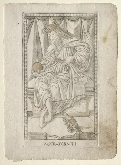 The Emperor (from the Tarocchi, series E: Conditions of Man, #9)