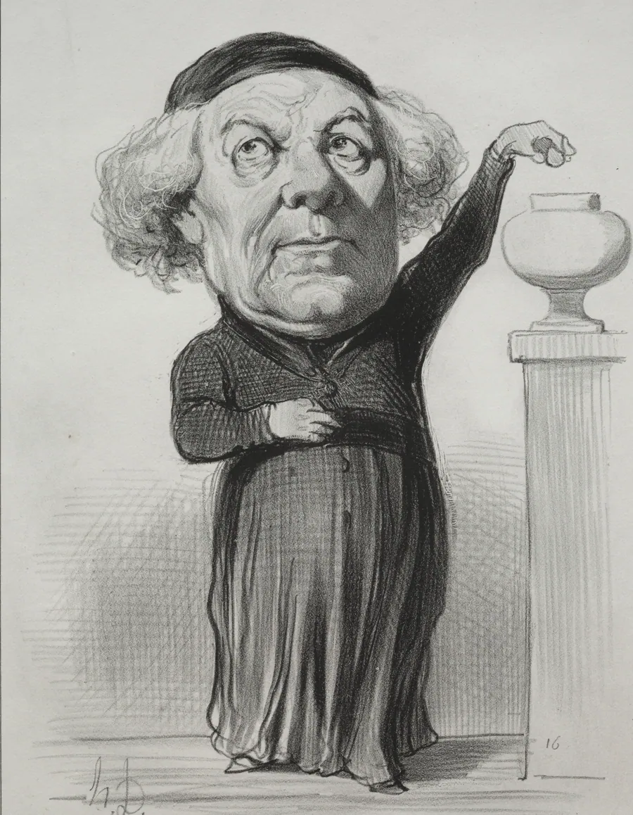 Jean Jacques Fayet, Bishop of Orléans by Honoré Daumier