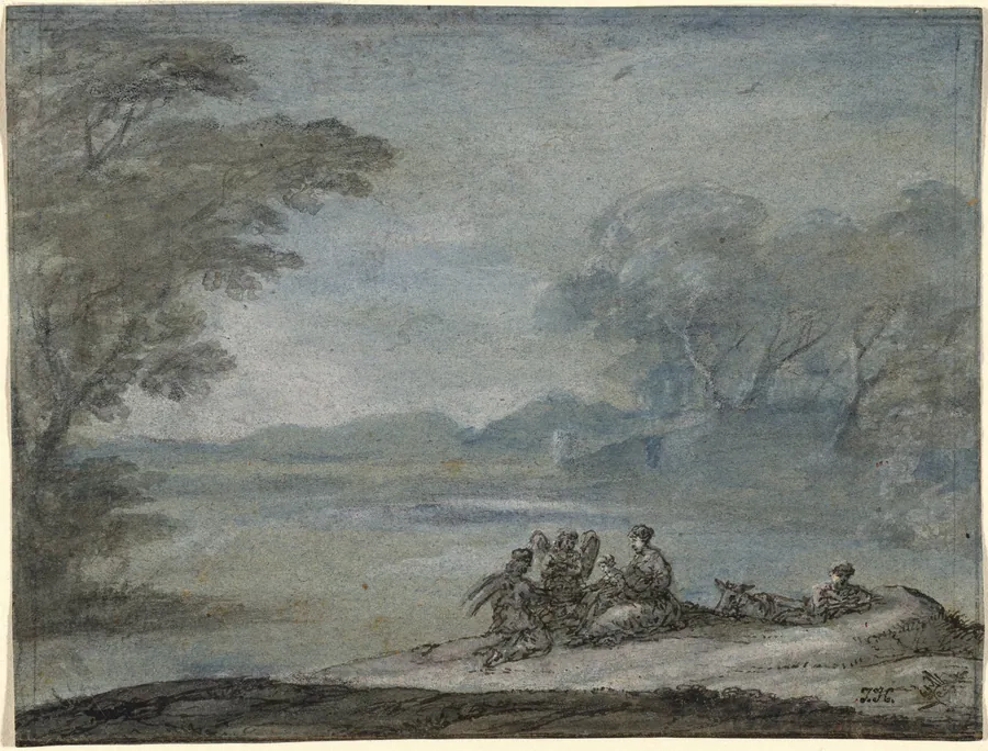 The Rest on the Flight into Egypt by Claude Lorrain