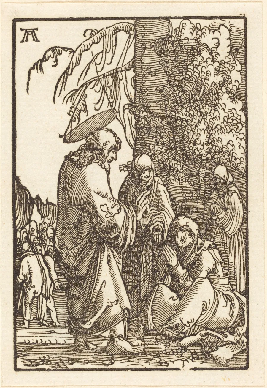 Christ Taking Leave of his Mother by Albrecht Altdorfer