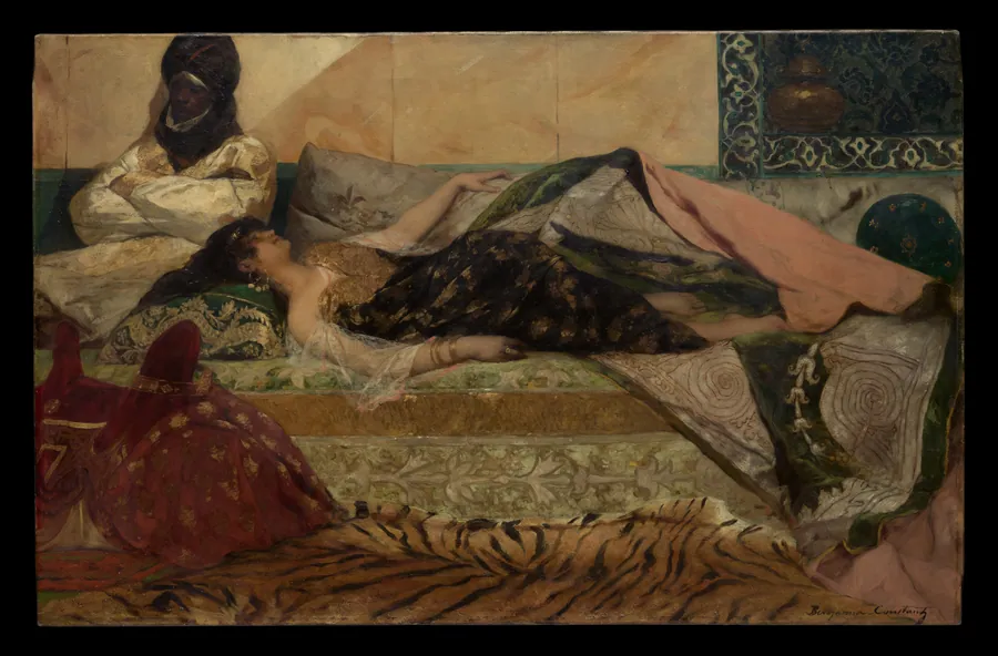 Odalisque by Benjamin-Constant (Jean-Joseph-Benjamin Constant)