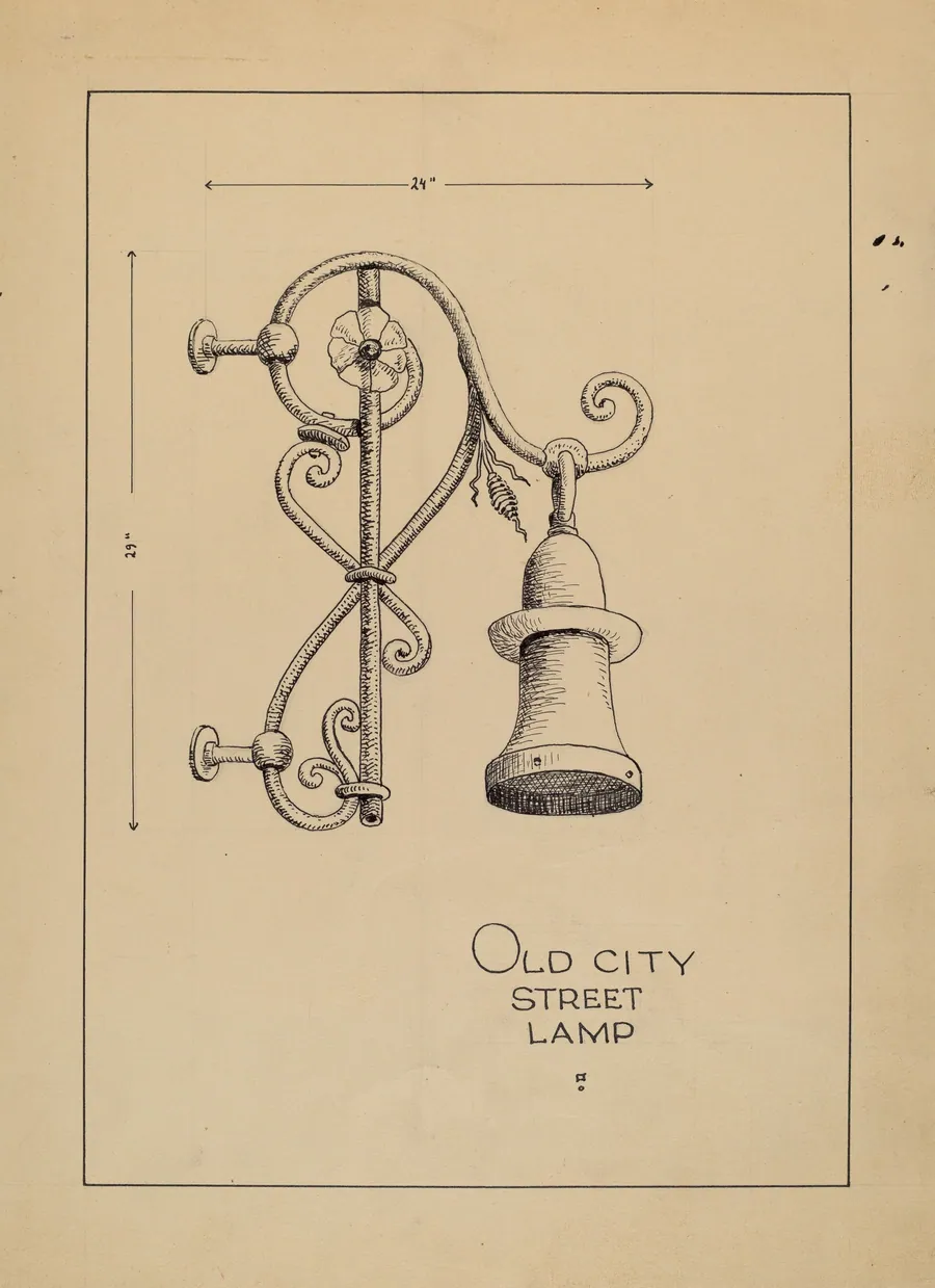 City Gas Light Bracket by Lucien Verbeke