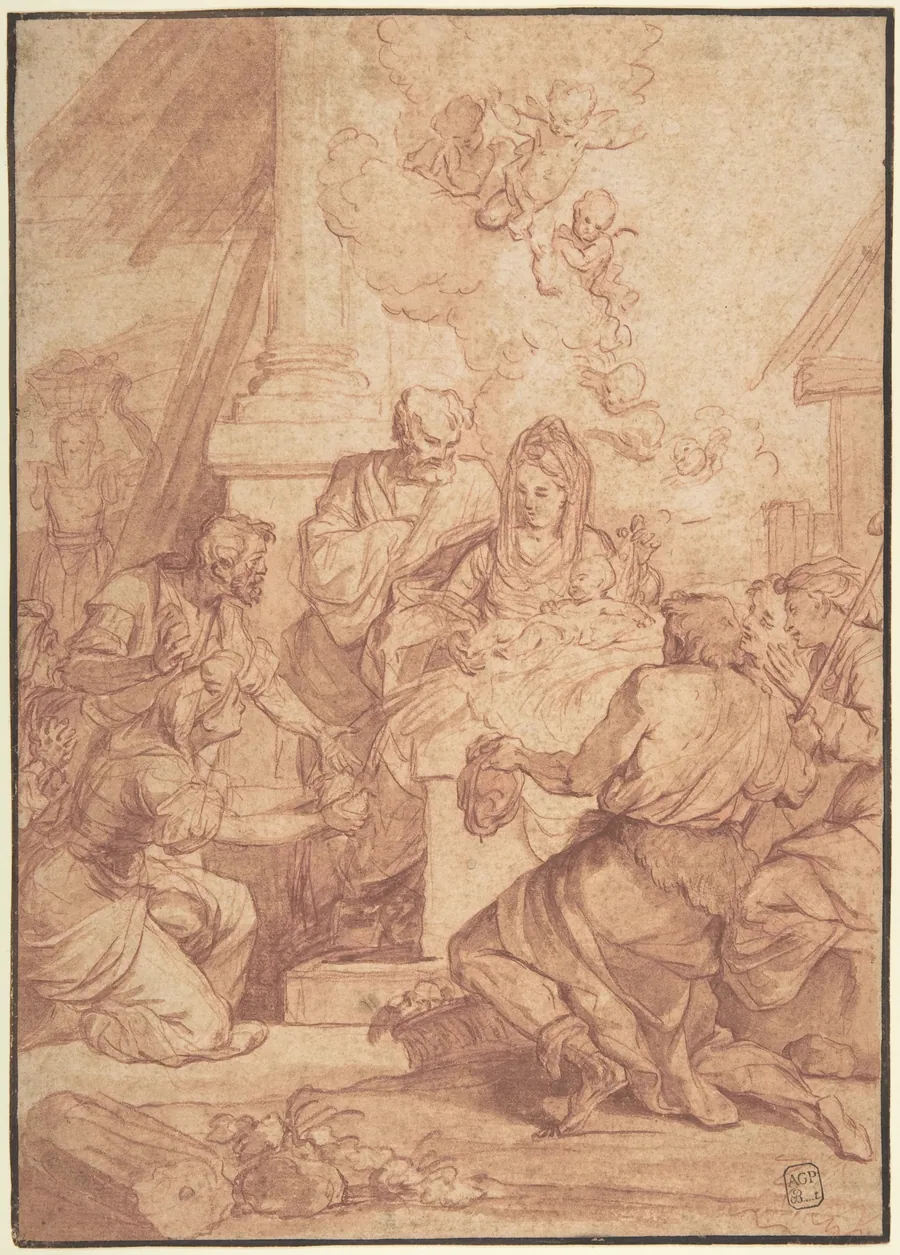 Adoration of the Shepherds by Nicolas Bertin