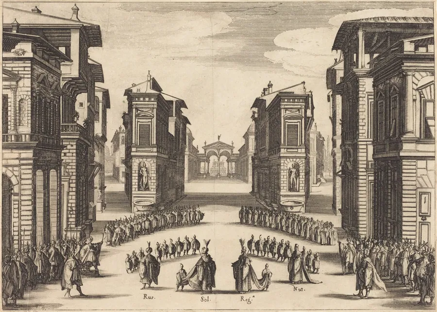 Il Solimano, Act II by Jacques Callot