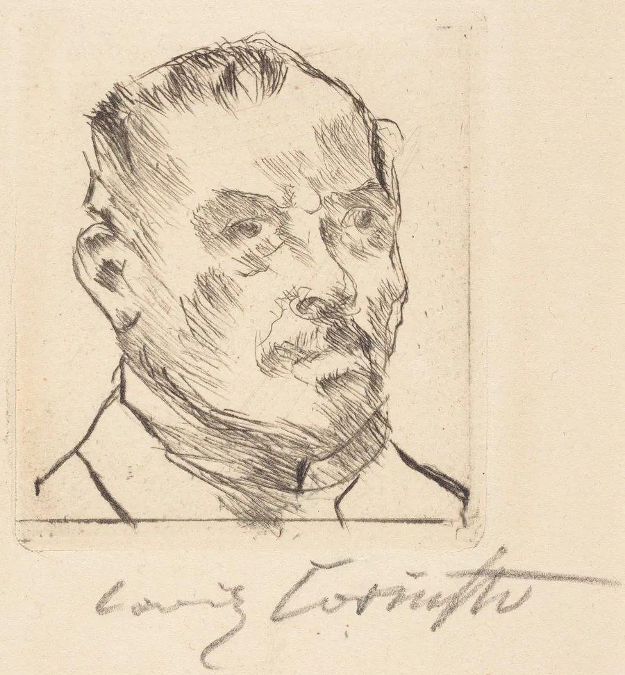 Selbstbildnis—Kopf (Self-Portrait—Head) by Lovis Corinth