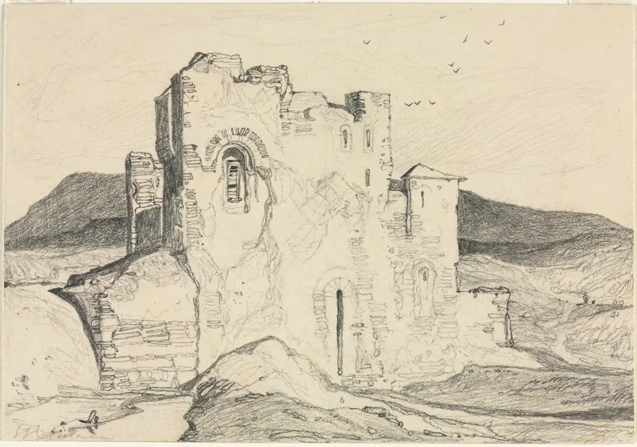 A Castle in Normandy by John Sell Cotman