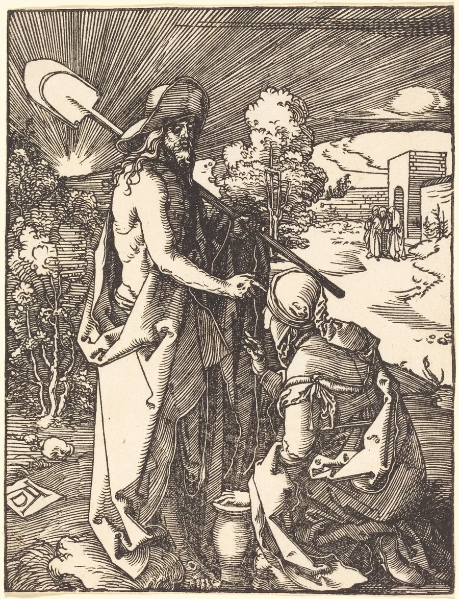 Christ Appearing to Mary Magdalene by Albrecht Dürer