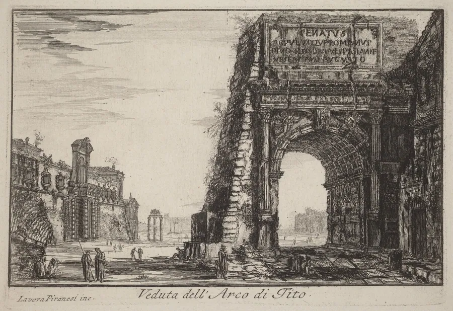 Veduta dell'Arco di Tito (View of the Arch of Titus) by Laura Piranesi