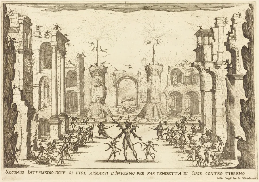 Second Intermezzo by Jacques Callot