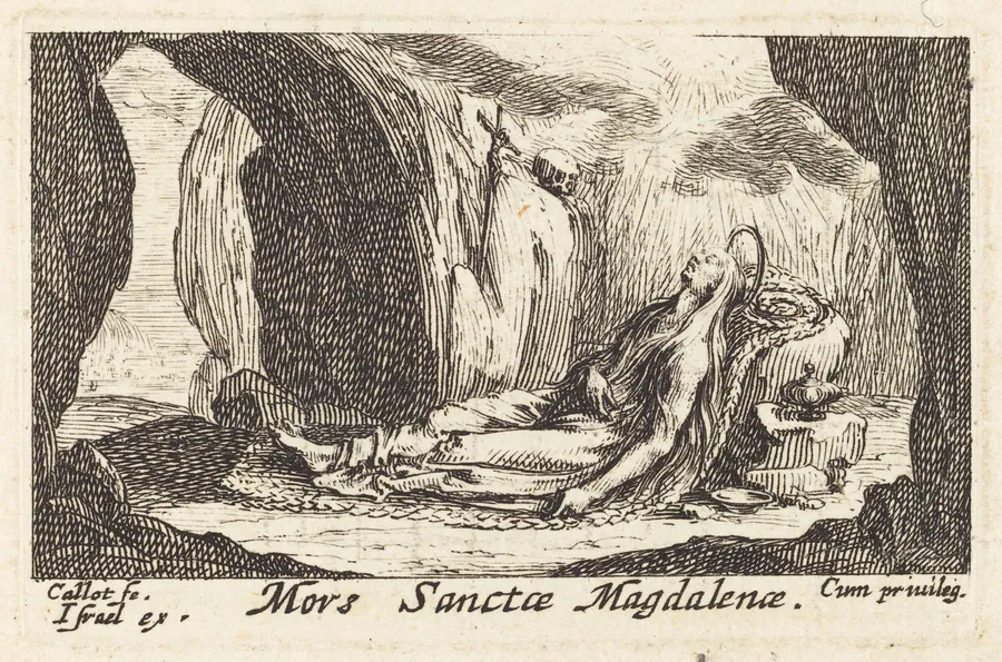 Death of the Magdalene by Jacques Callot
