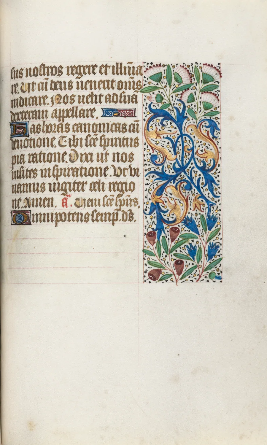 Book of Hours (Use of Rouen): fol. 102r by Master of the Geneva Latini
