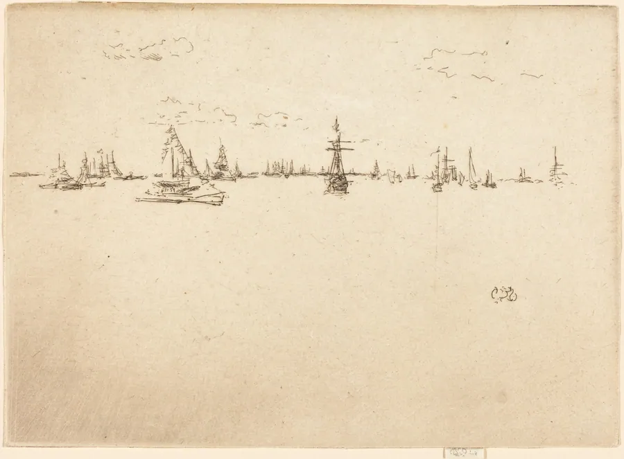 The Turret-Ship by James McNeill Whistler